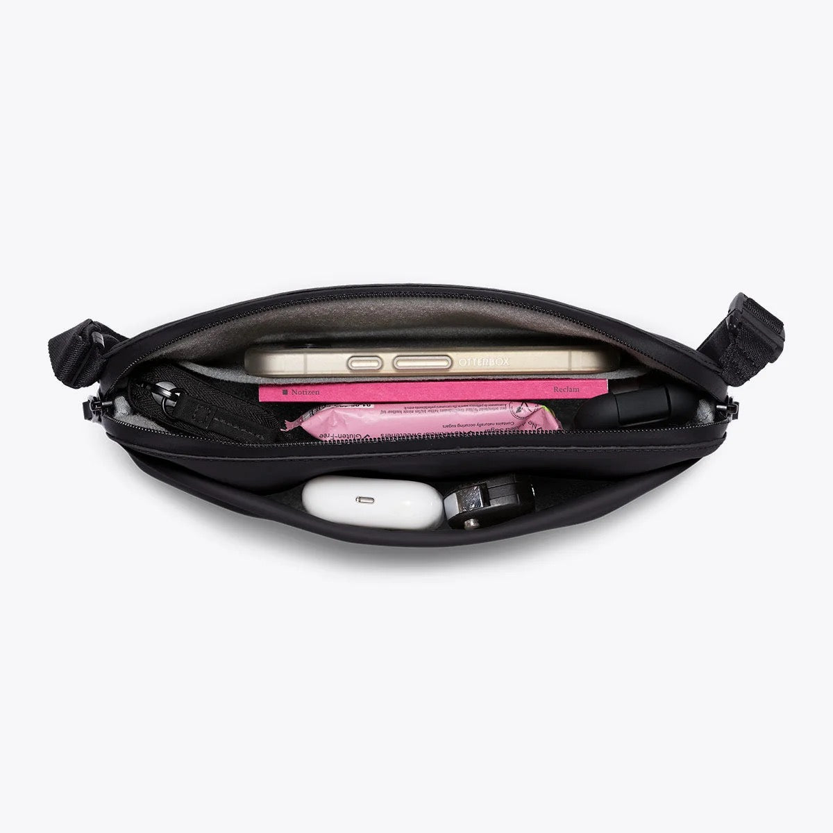 Melvin Large Crossbody/Handbag in Black